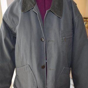 Men's LL Bean Thinsulate - Wool Lined Field Coat Size L Olive